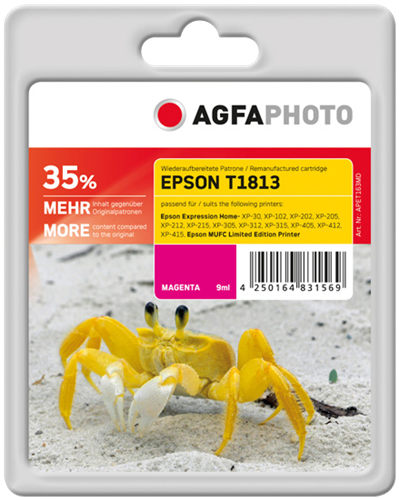 Agfa Photo APET181MD magenta inktpatroon