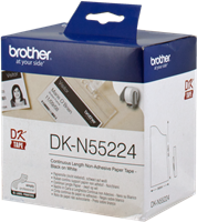 Brother DK-N55224 Papierrol 54mm x 30,48m Wit