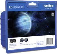 Brother LC-1280XL-BK Multipack zwart