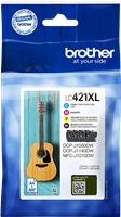 Brother LC-421XL Multipack zwart / cyan / magenta / geel