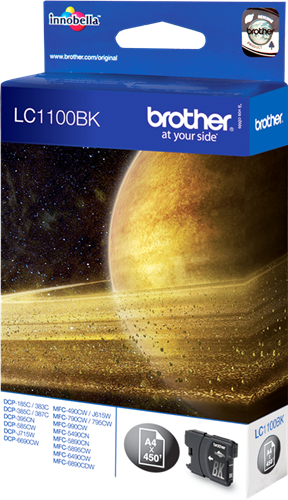 Brother LC1100BK zwart inktpatroon