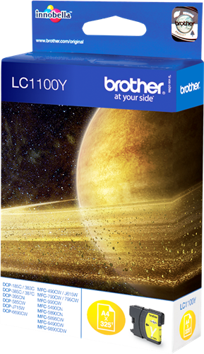 Brother LC1100Y geel inktpatroon