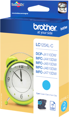 Brother LC125XLC cyan inktpatroon
