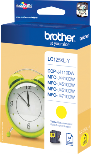 Brother LC125XLY geel inktpatroon