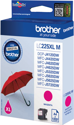 Brother LC225XLM magenta inktpatroon