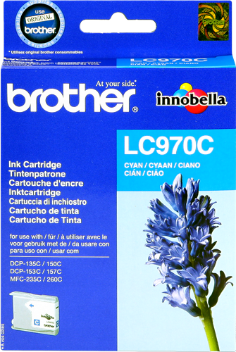 Brother LC970C cyan inktpatroon