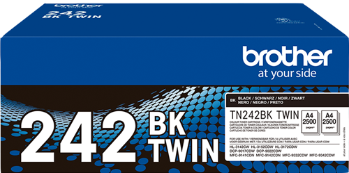 Brother TN-242BK TWIN Multipack zwart