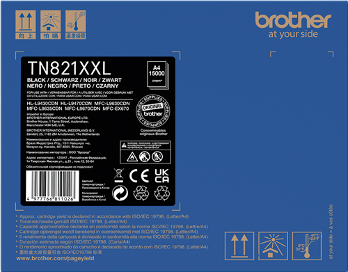 Brother TN-821XXLBK zwart toner