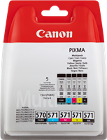 Canon PGI-570+CLI-571 Multipack zwart / cyan / magenta / geel
