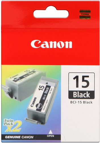 Canon BCI-15bk zwart inktpatroon