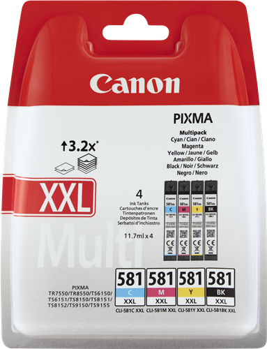 Canon PIXMA TS8151 CLI-581 XXL