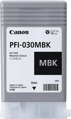 Canon PFI-030MBK Matzwart inktpatroon
