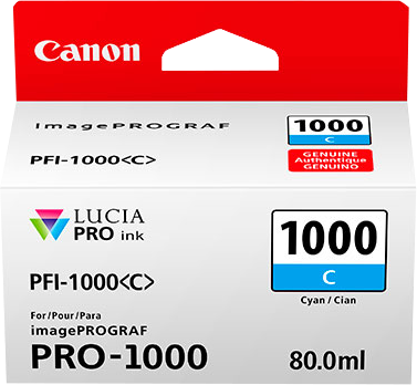 Canon PFI-1000c cyan inktpatroon