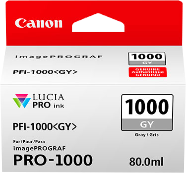 Canon PFI-1000gy Grijs inktpatroon