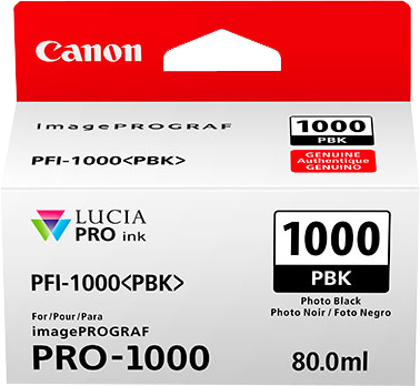 Canon PFI-1000pbk Zwart (foto) inktpatroon