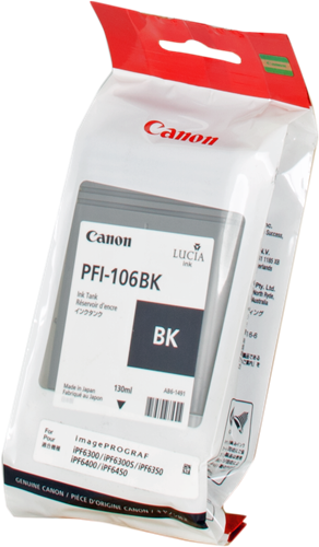 Canon PFI-106bk zwart inktpatroon