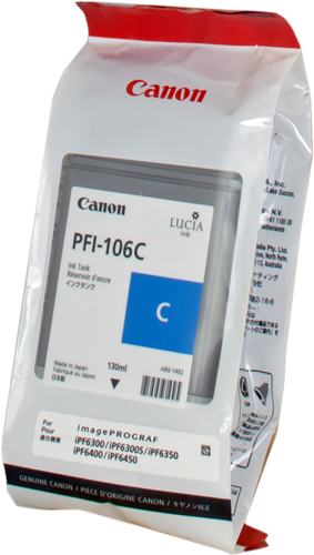 Canon PFI-106c cyan inktpatroon