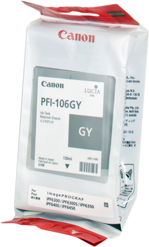 Canon PFI-106gy Grijs inktpatroon