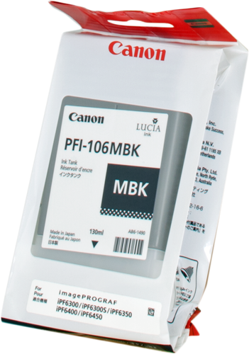 Canon PFI-106mbk Matzwart inktpatroon