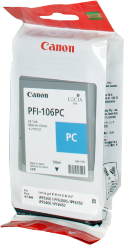 Canon PFI-106pc cyanfoto inktpatroon