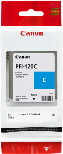 Canon PFI-120c cyan inktpatroon