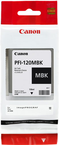 Canon PFI-120mbk Matzwart inktpatroon
