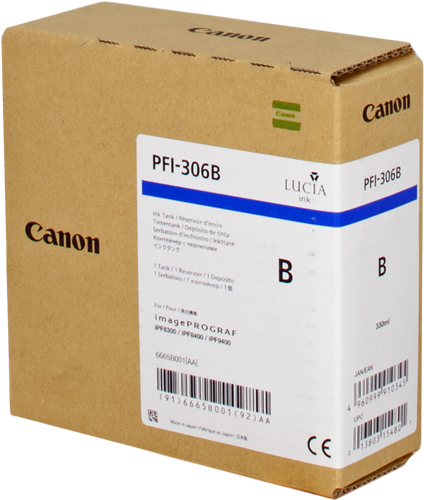 Canon PFI-306b Blauw inktpatroon