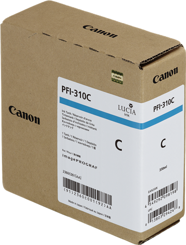 Canon PFI-310c cyan inktpatroon