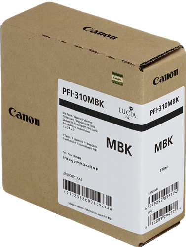 Canon PFI-310mbk zwart inktpatroon