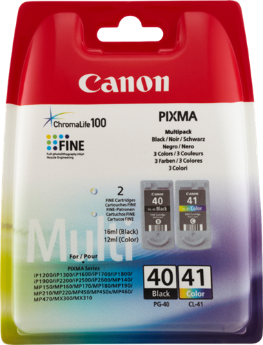 Canon PG-40+CL-41 Multipack zwart / meer kleuren
