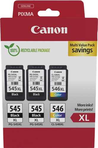 Canon PG-545XL+CL-546XL Multipack zwart / meer kleuren