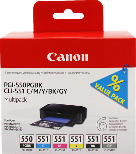 Canon PIXMA MG7150 PGI-550+CLI-551