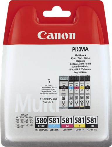 Canon PIXMA TS8252 PGI-580+CLI-581
