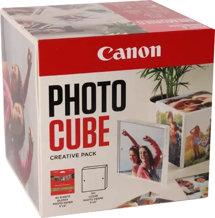 Canon PP-201 5x5 Photo Cube Creative Pack Roze value pack