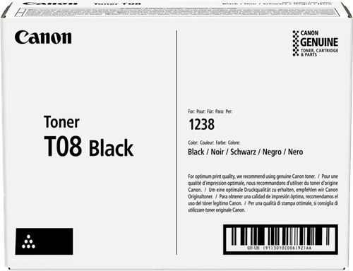 Canon T08 zwart toner