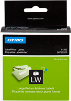 DYMO 11352 Adresetiketten 54x25mm Wit