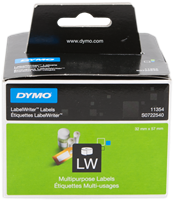 DYMO 11354 Universele etiketten 57x32mm Wit