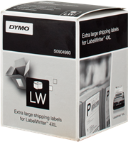 DYMO S0904980 XL verzendetiketten 104x159mm Wit
