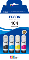 Epson 104 Multipack zwart / cyan / magenta / geel