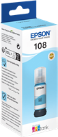 Epson 108 Cyaan (helder) inktpatroon
