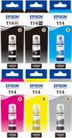 Epson 114 Multipack zwart / Zwart (foto) / cyan / magenta / geel / Grijs