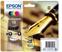 Epson 16 Multipack zwart / cyan / magenta / geel