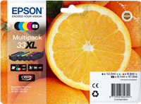 Epson 33 XL Multipack zwart / cyan / magenta / geel / Zwart (foto)