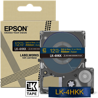 Epson LK-4HKK tape Goud op marineblauw