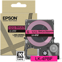 Epson LK-4PBF tape zwartopRoze