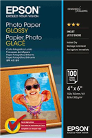 Epson Photo Paper Glossy 10x15cm Wit