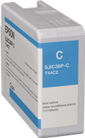 Epson SJIC36P-C cyan inktpatroon