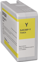 Epson SJIC36P-Y geel inktpatroon
