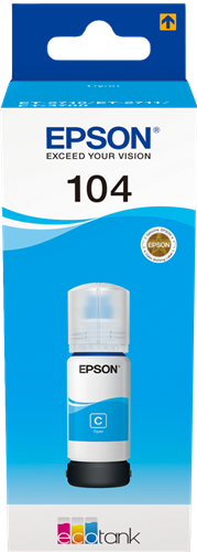 Epson 104 cyan inktpatroon