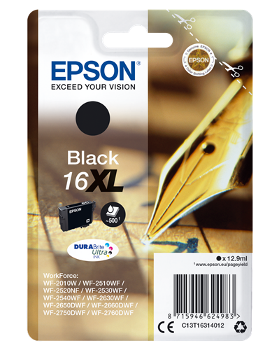 Epson 16 XL zwart inktpatroon